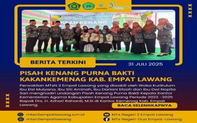 PISAH KENANG PURNA BAKTI KAKANKEMENAG KABUPATEN EMPAT LAWANG